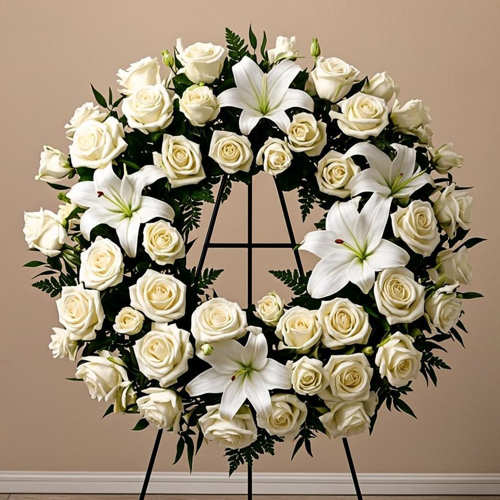 Coroa premium para funeral